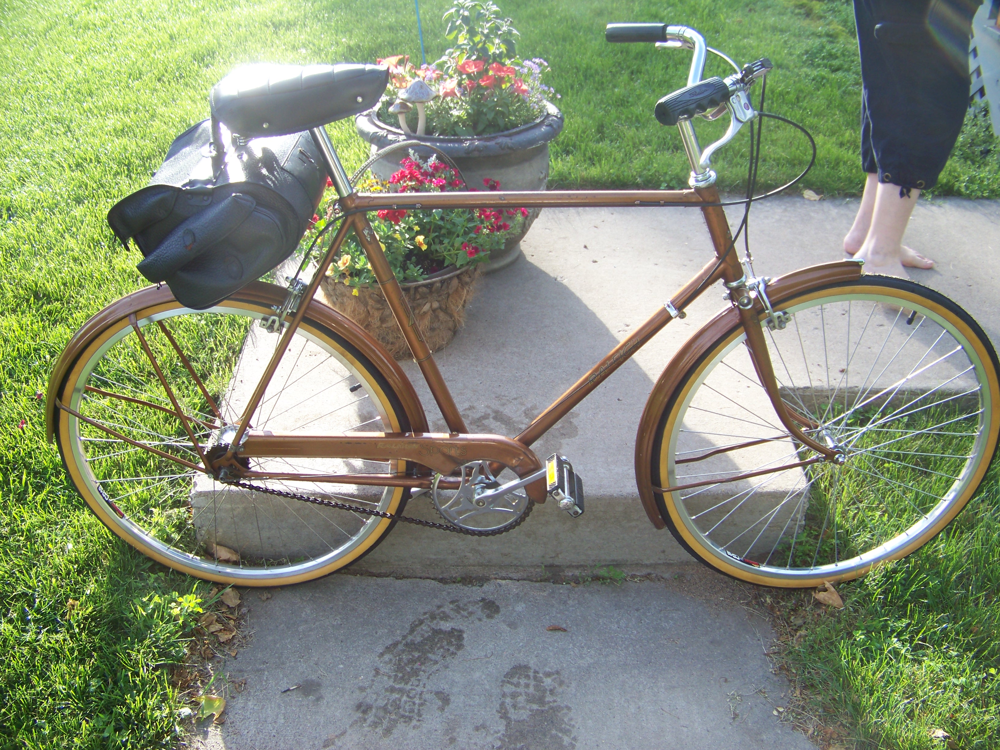 vintage raleigh 3 speed bicycle